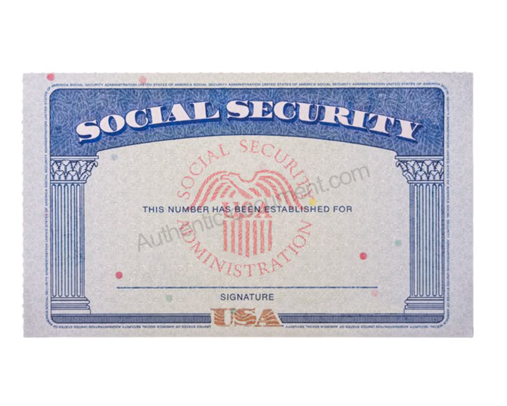 Social Security Card